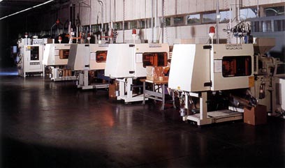 Milicron machines at Sterling Manufacturing Co.